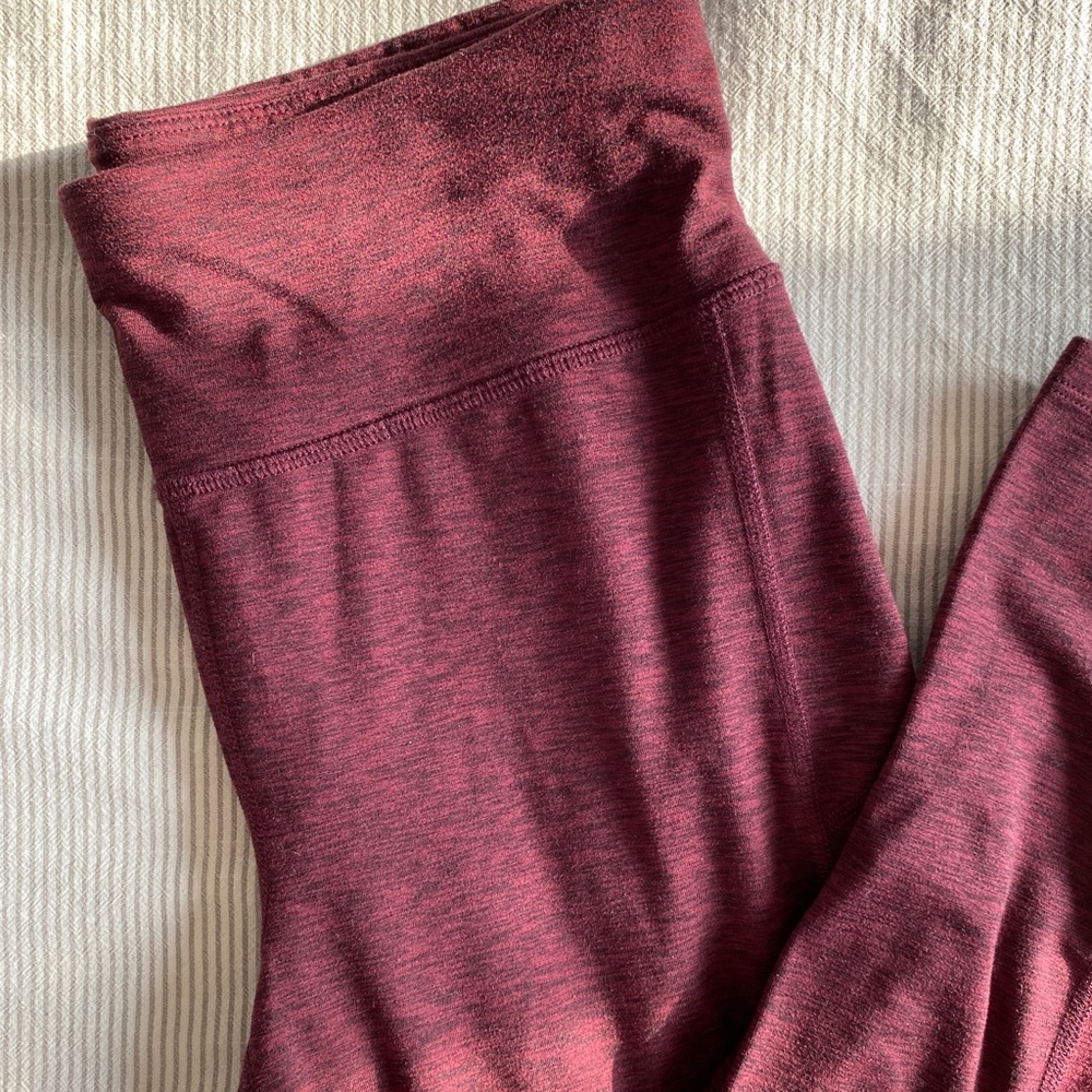 Deep Plum Crop Leggings - Picture 5 of 5